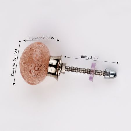 Light Pink Bubble Knob Online